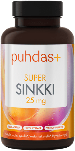 Puhdas+ Super锌25毫克 120粒