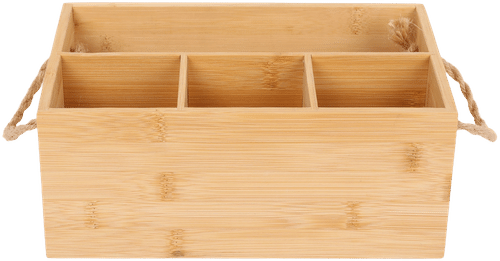 House säilytyskori bambu jakajalla BU-B824