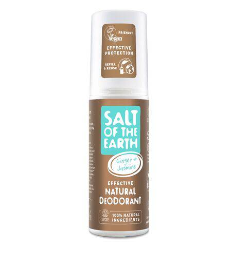 大地之盐 - 生姜与茉莉花喷雾止汗剂 100 ml|Salt of the Earth - Inkivääri & Jasmiini Spray Deodorantti 100 ml