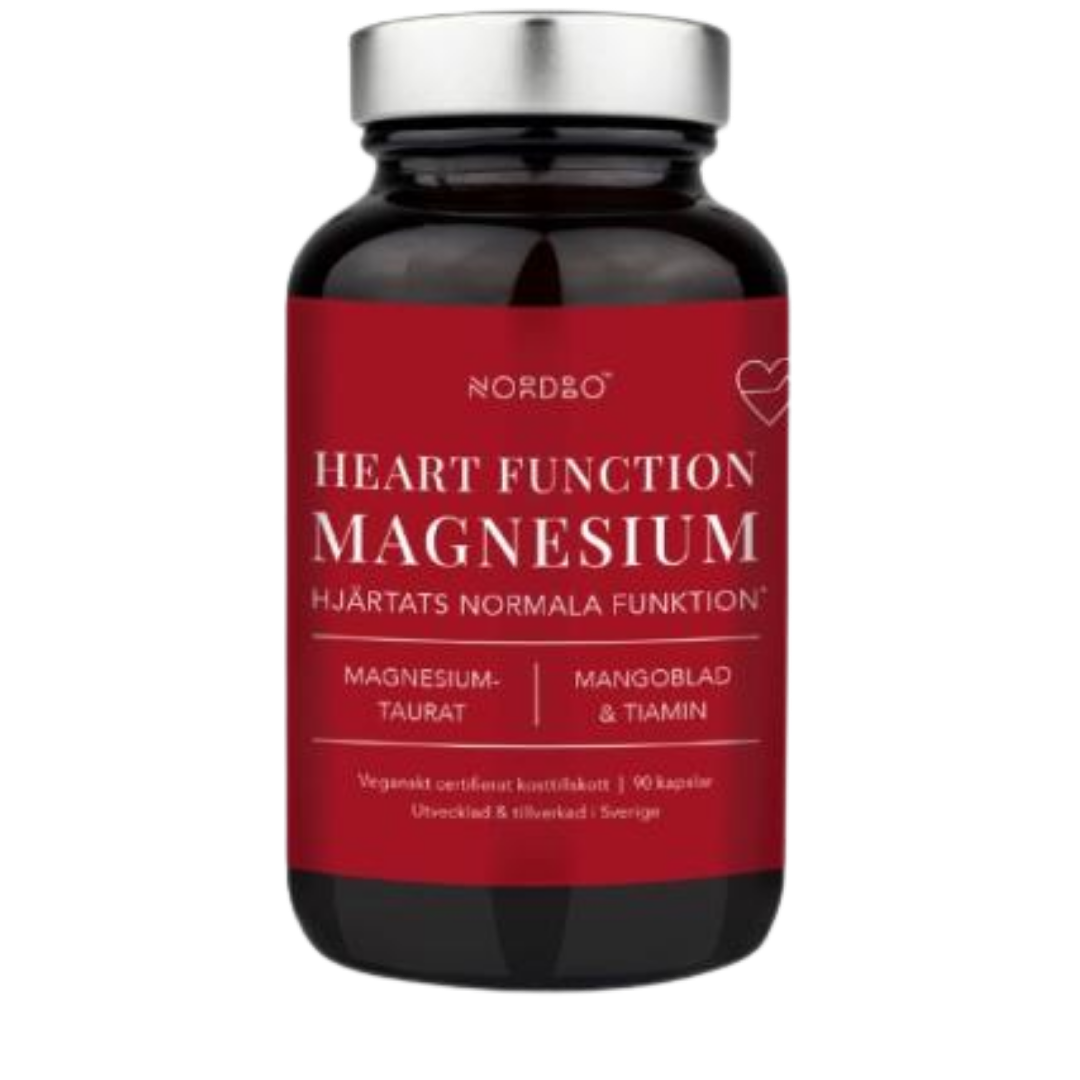 Nordbo心脏功能镁 90粒|Nordbo Heart Function Magnesium 90 kaps.