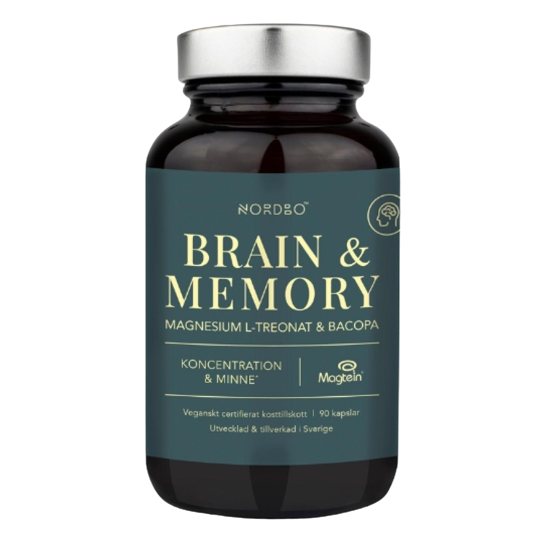 Nordbo大脑与记忆 90粒|Nordbo Brain & Memory 90 kaps.