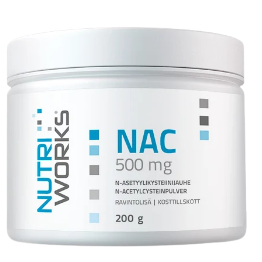 Nutri Works NAC 500毫克 - N-乙酰半胱氨酸粉末 200 g