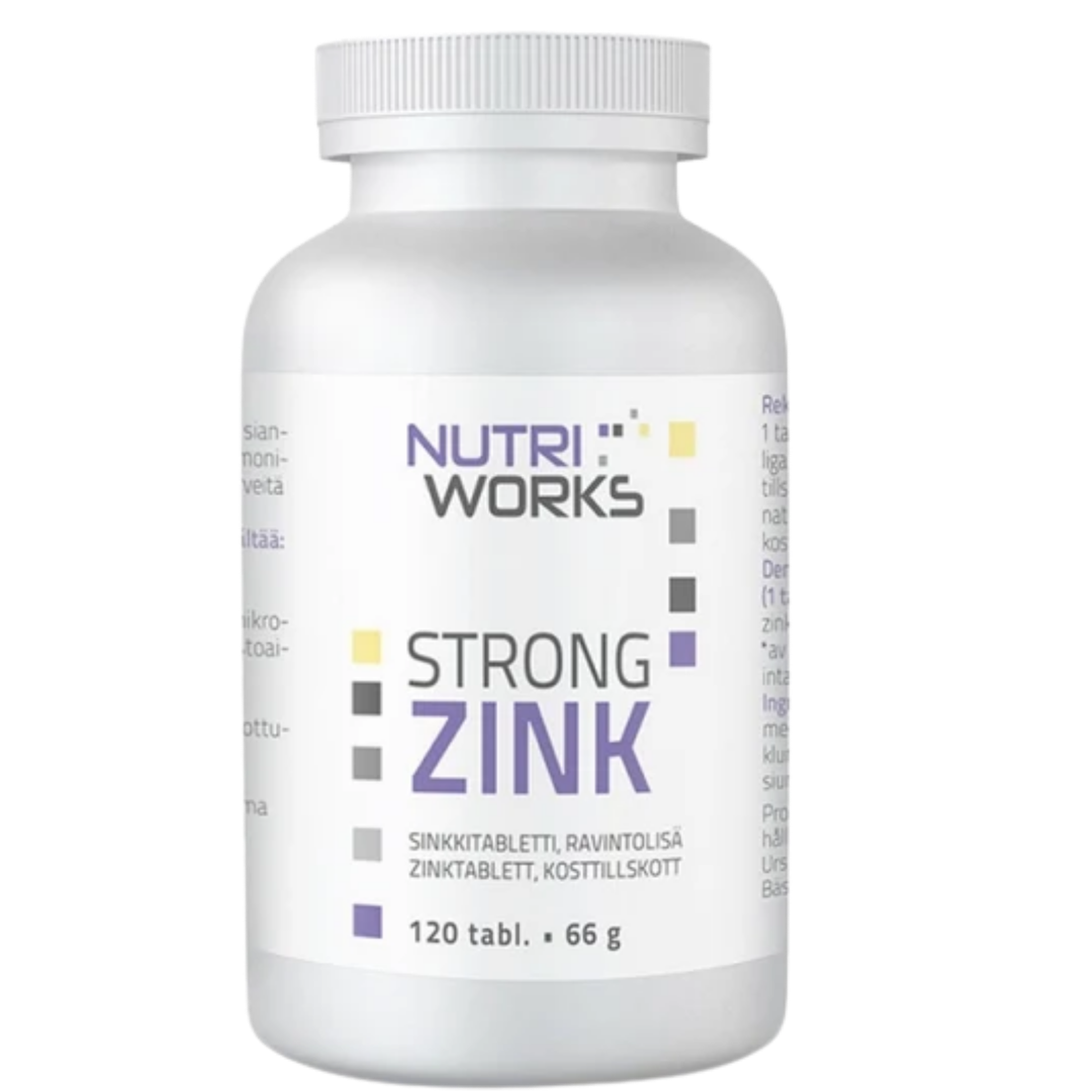 Nutri Works 强效锌片 120片