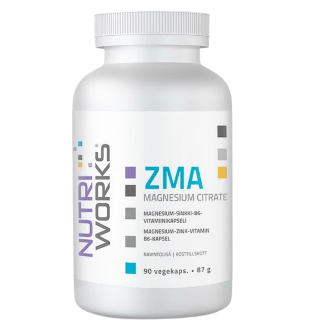 Nutri Works ZMA 镁、锌和维生素B6 90粒