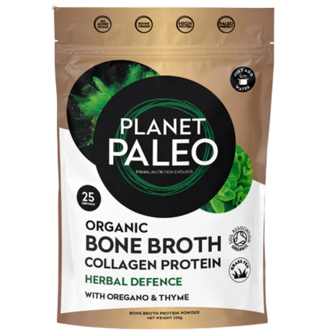 草本防御骨汤粉 225 g|Planet Paleo Luuliemijauhe - Herbal Defence 225 g