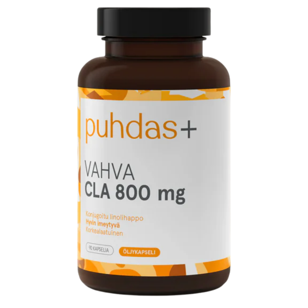 Puhdas+ 强效CLA 800毫克 90粒胶囊|Puhdas+ Vahva CLA 800 mg 90 kaps.