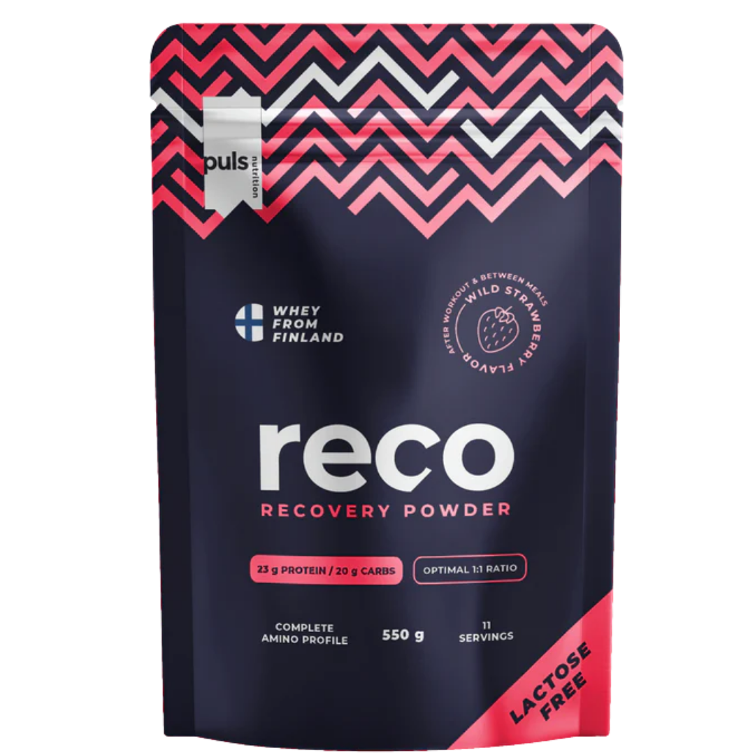 恢复粉 野生草莓味 550 g|Puls Nutrition Reco Recovery Powder Metsämansikka 550 g