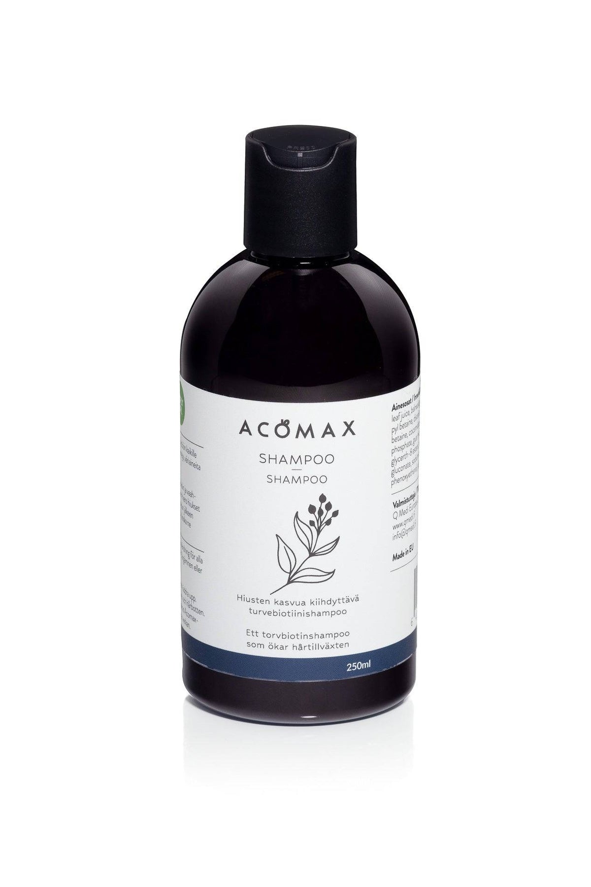 Acomax 洗发水 - 促进头发生长的泥炭生物素洗发水 250 ml