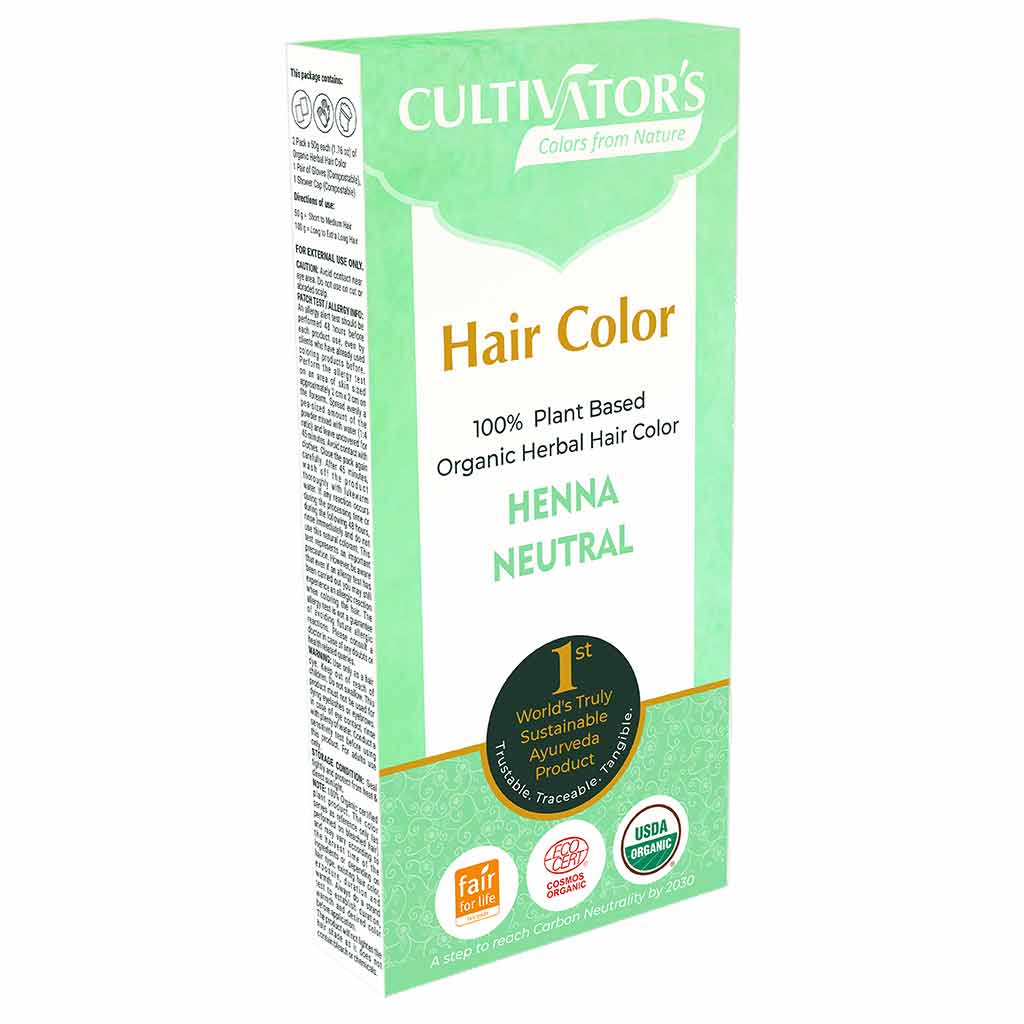 Cultivators Hair Colour Henna Neutral - 植物染发剂 100 g
