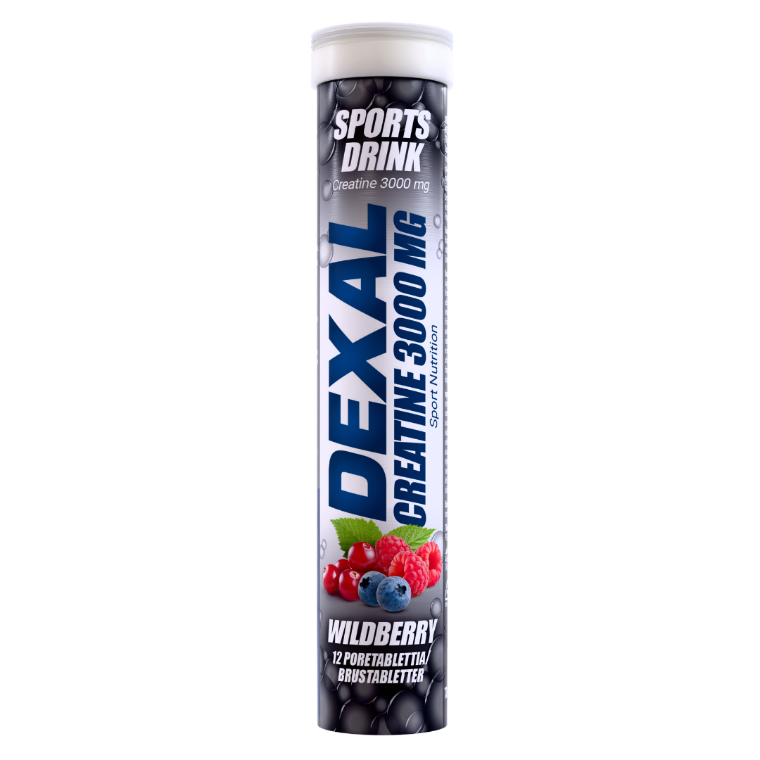 Dexal Sport Nutrition 肌酸 3000 毫克 - 森林莓味咀嚼片 12 片