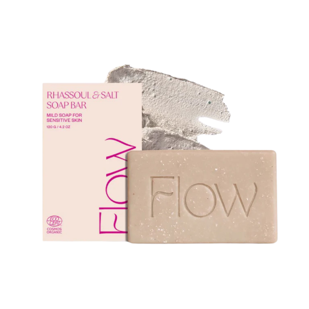 Flow 摩洛哥火山泥与盐皂 - 洗发沐浴皂 120 g - 批次