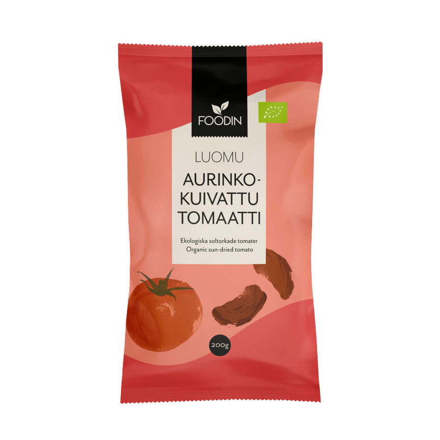 Foodin Aurinkokuivattu Tomaatti 200 g - Luomu|Foodin 有机日晒番茄 200克