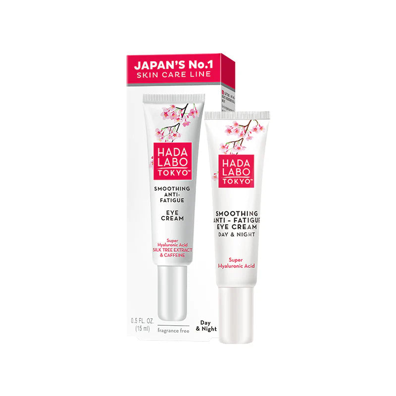 Hada Labo Tokyo Smoothing Anti-Fatigue Eye Cream - Silmänympärysvoide 15 ml|Hada Labo Tokyo 平滑抗疲劳眼霜 - 眼霜 15 ml