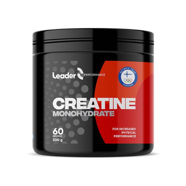 Leader一水肌酸-一水肌酸 300 g|Leader Creatine Monohydrate - Kreatiinimonohydraatti 300 g