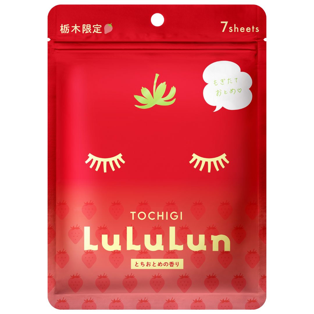 LuLuLun Premium 栃木草莓面膜 布膜 7 kpl