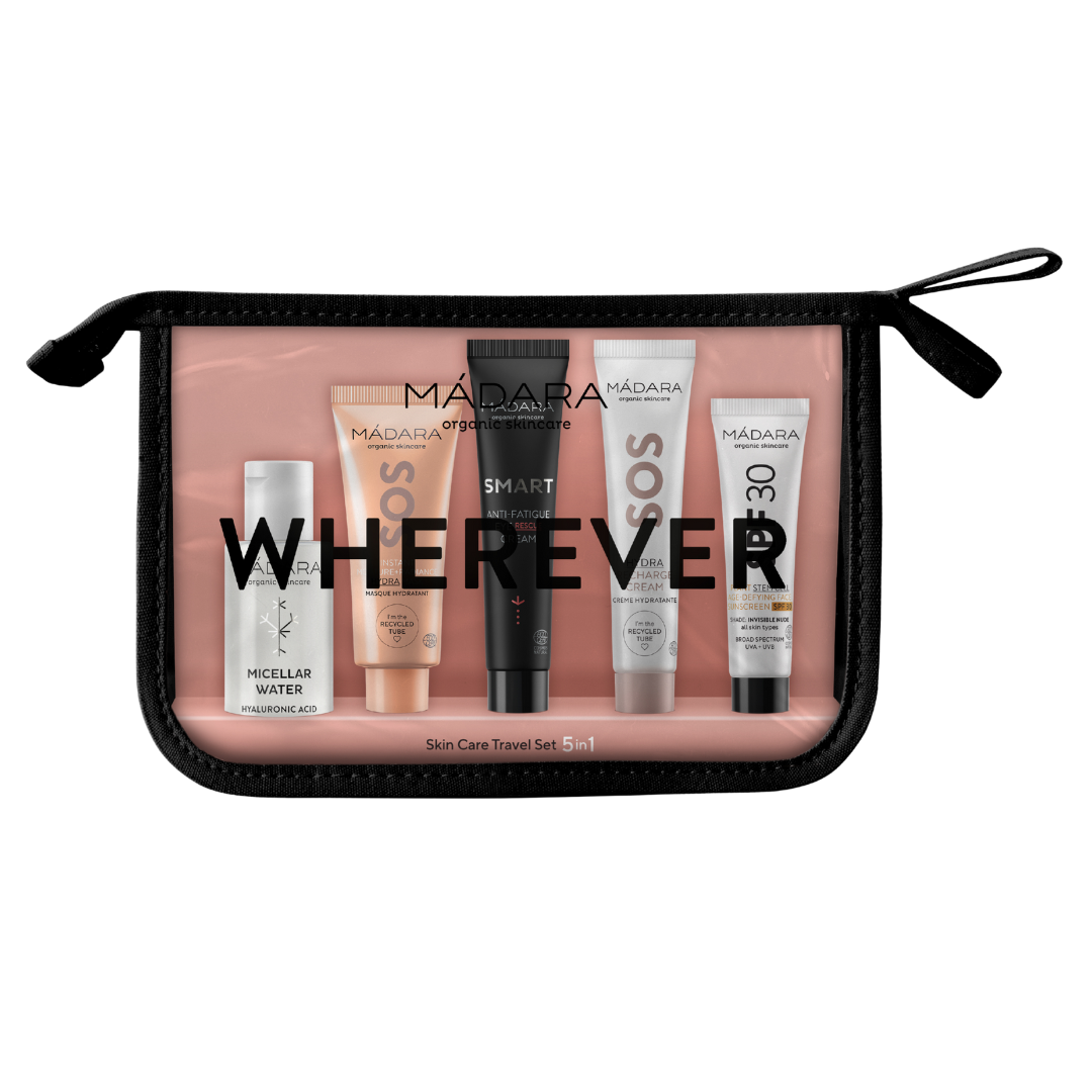 Madara Wherever Skin Care Travel Set 5 in 1 - Matkasetti|Madara Wherever 护肤旅行套装5合1