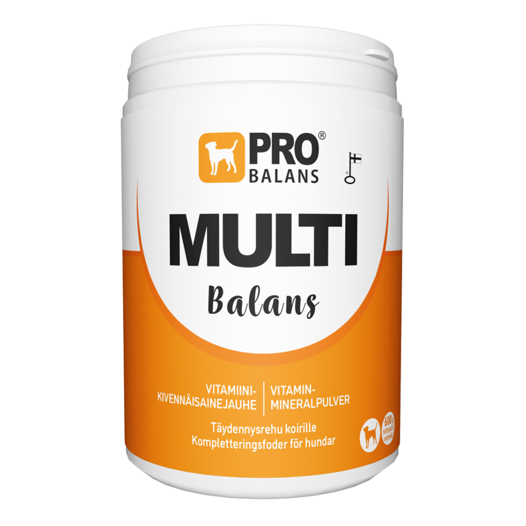 Probalans Multibalans - Vitamiini-kivennäisjauhe koirille 600 g|Probalans 多维平衡片 - 犬用维生素矿物质粉 600 g