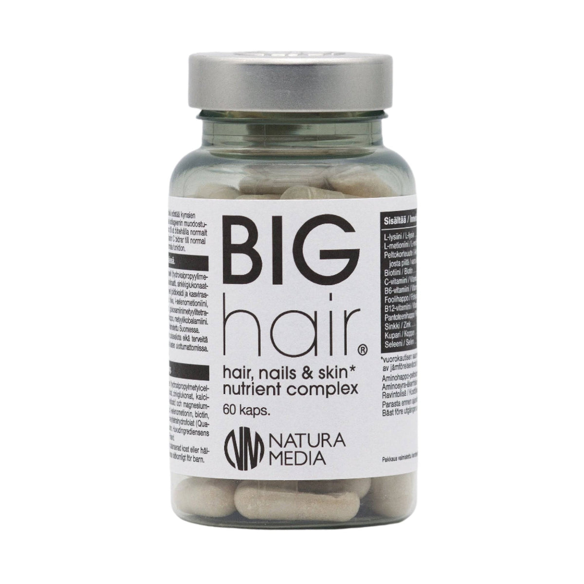 Natura Media BIGhair 生物素胶囊 60粒