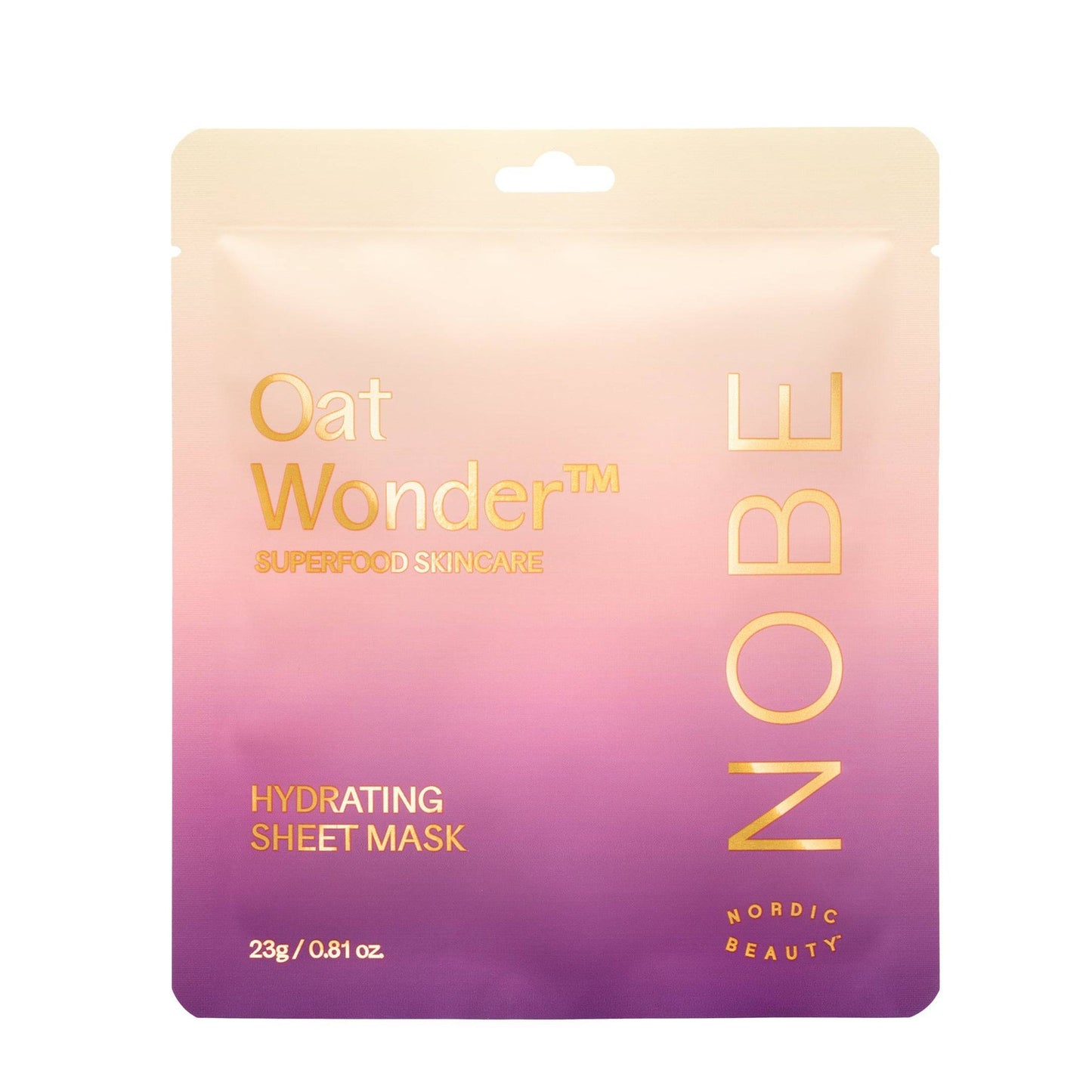 NOBE燕麦奇迹保湿面膜贴 1 kpl|NOBE Oat Wonder Hydrating Sheet Mask - Kangasnaamio 1 kpl