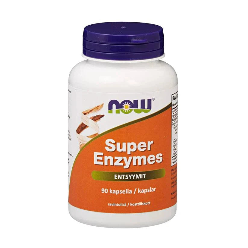 Now Foods 超级酶 90粒|Now Foods Super Enzymes - Entsyymit 90 kaps.