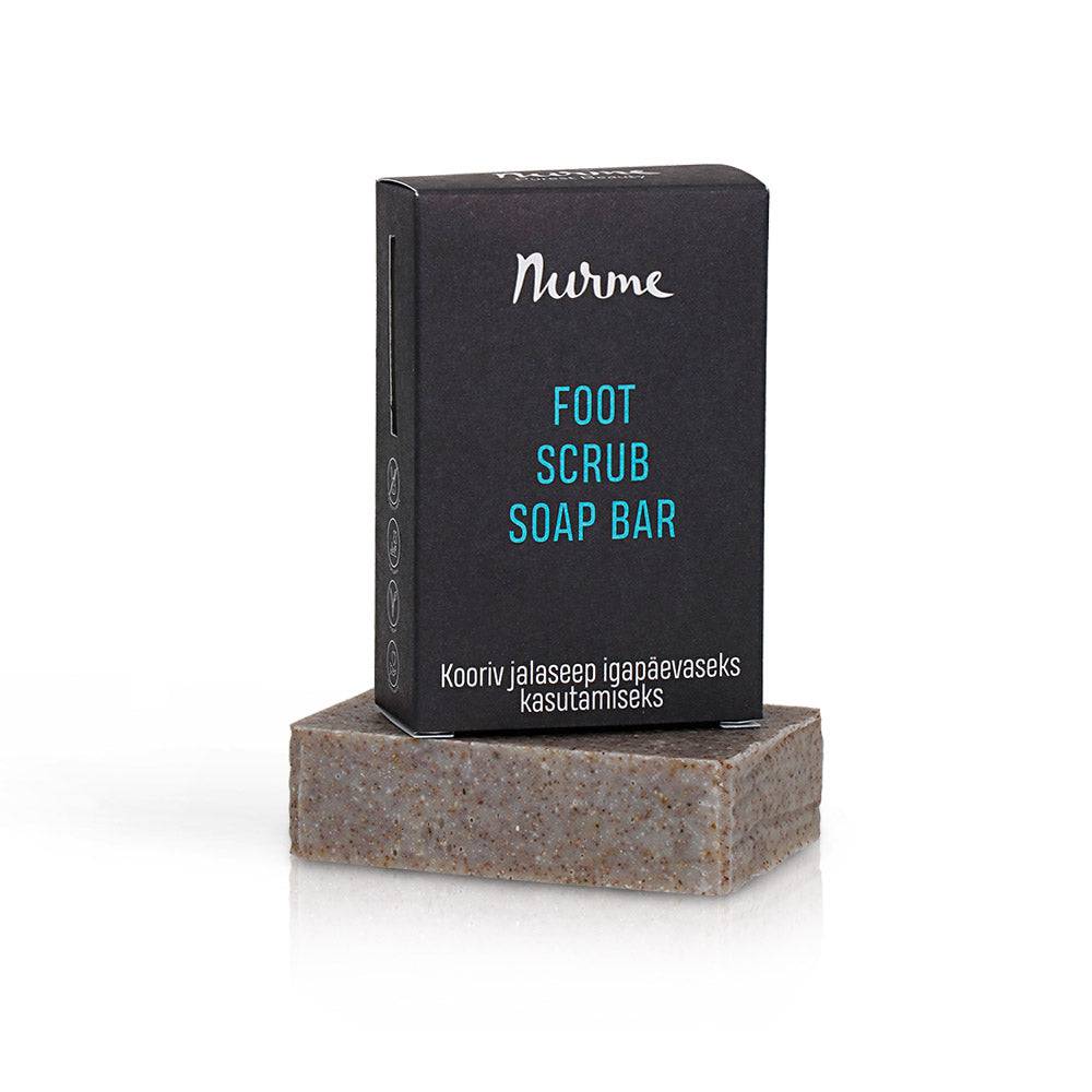 Nurme 足部磨砂皂 110 g|Nurme Foot Scrub Soap Bar - Kuorintasaippua jaloille 110 g