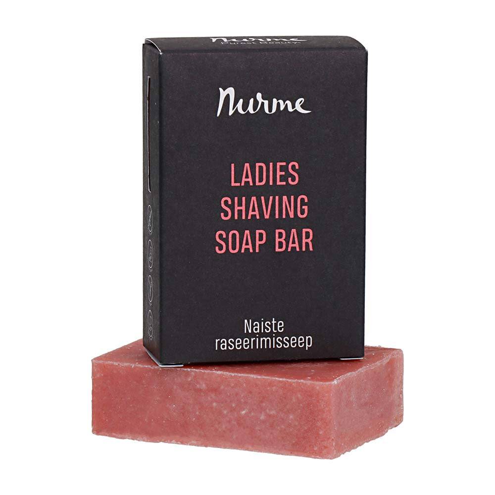 Nurme 女士剃须皂 100 g|Nurme Ladies Shaving Soap Bar - Palasaippua sheivaukseen 100 g