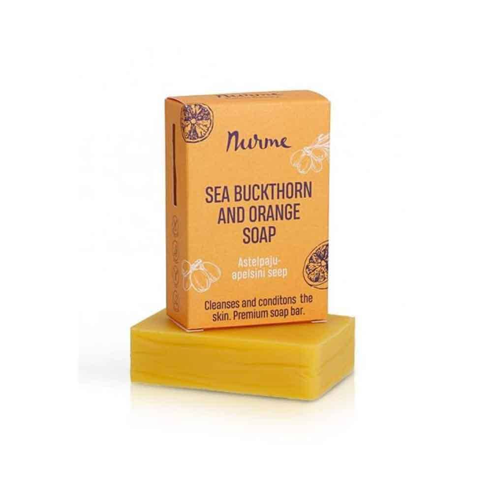 沙棘橙子皂 100 g|Nurme Sea Buckthorn and Orange Soap - Tyrni & appelsiini Palasaippua 100 g