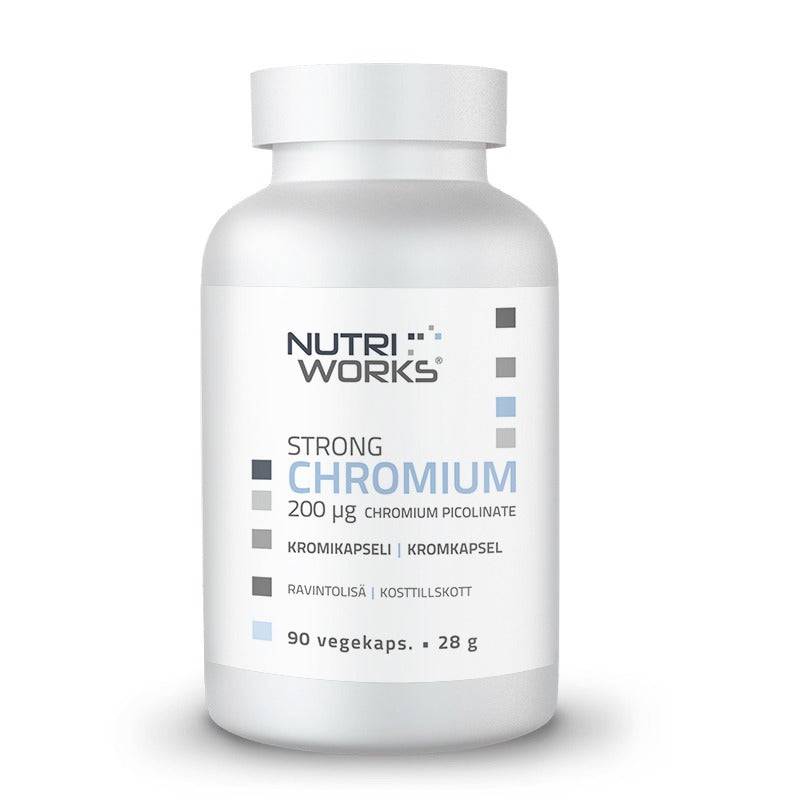 Nutri Works Strong 铬200微克-铬胶囊 90粒胶囊
