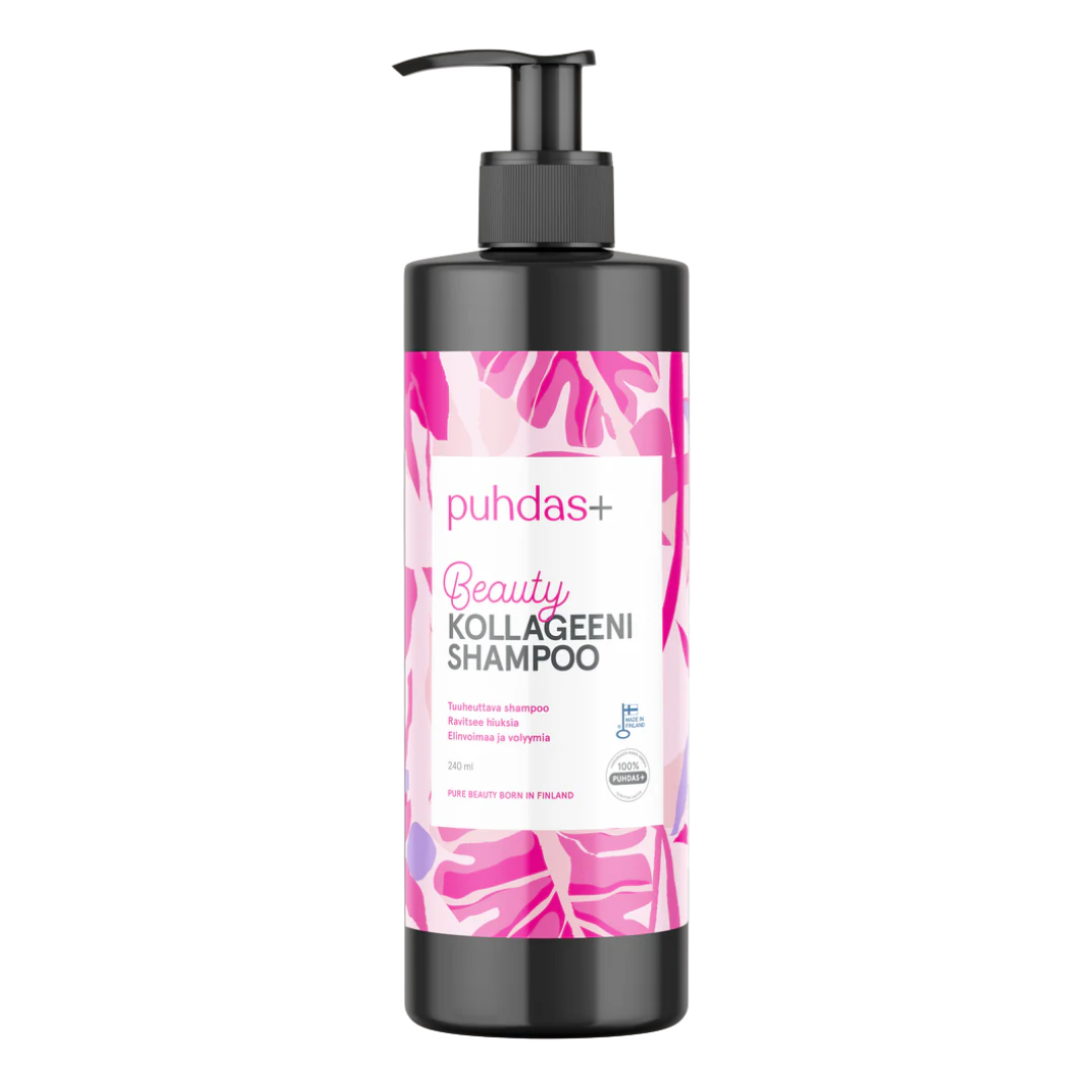Puhdas+ Beauty 胶原蛋白洗发水 240 ml|Puhdas+ Beauty Kollageeni Shampoo 240 ml