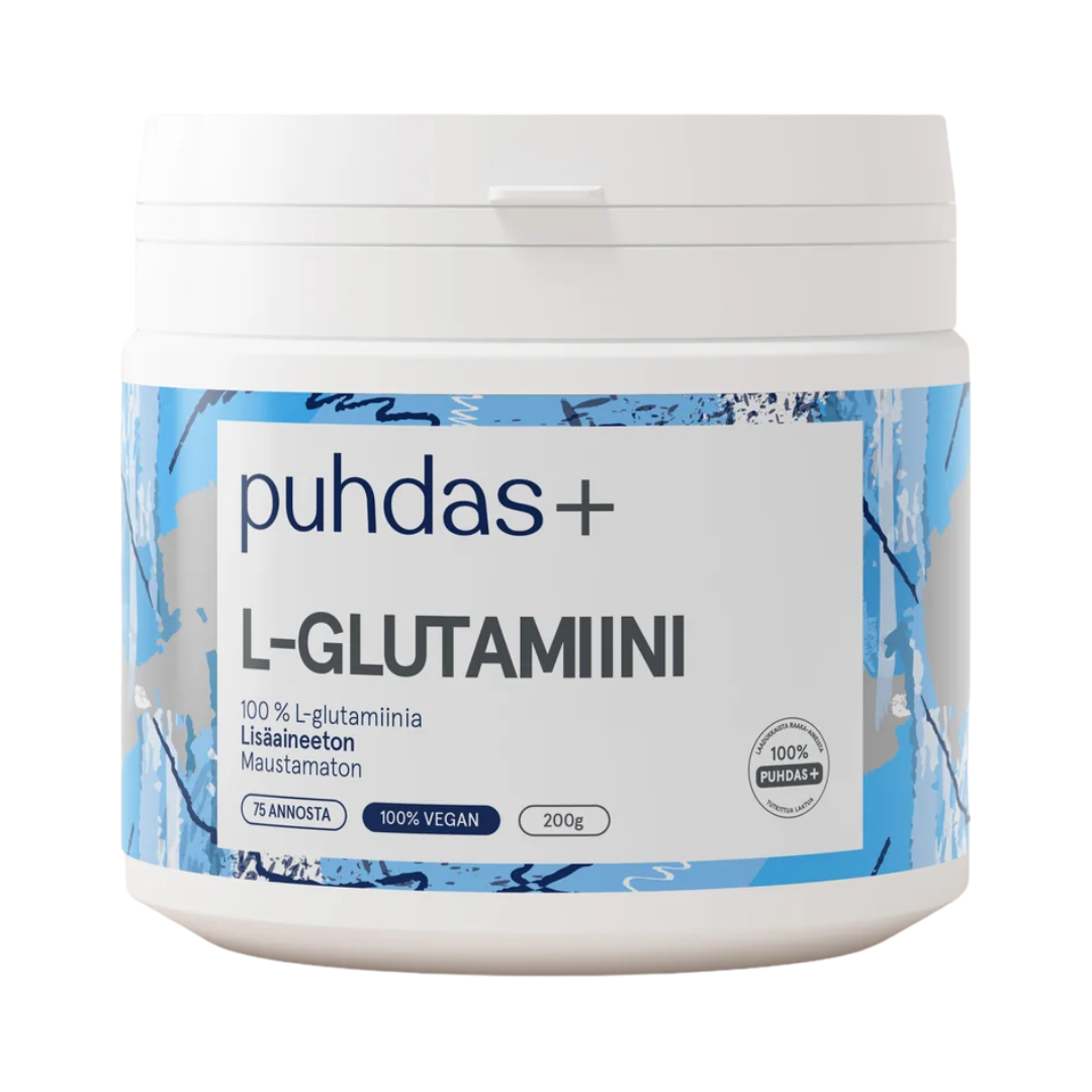 Puhdas+ L-谷氨酰胺 200 g|Puhdas+ L-Glutamiini 200 g