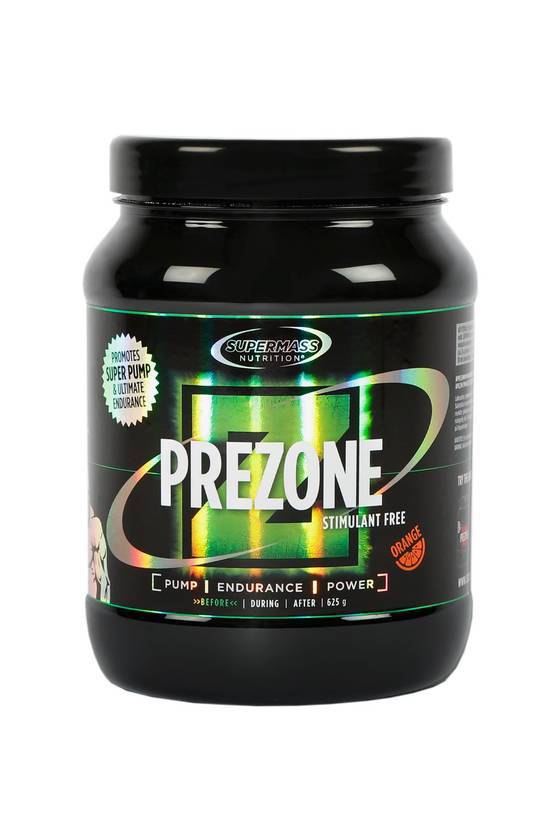超级质量 PREZONE 无刺激橙味 - 增效剂 625 g|Supermass PREZONE Stimulant Free Orange - Tehonlisääjä 625 g