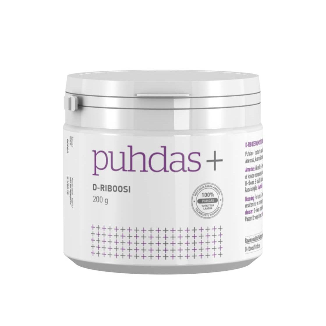Puhdas+ D-核糖 200 g|Puhdas+ D-riboosi 200 g