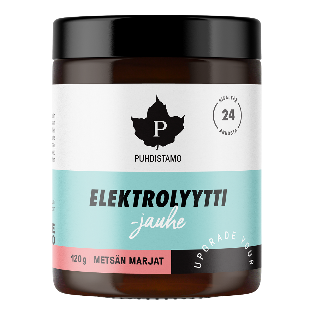 普赫迪斯塔莫 电解质粉 森林浆果 120 g|Puhdistamo Elektrolyyttijauhe Metsän Marjat 120 g