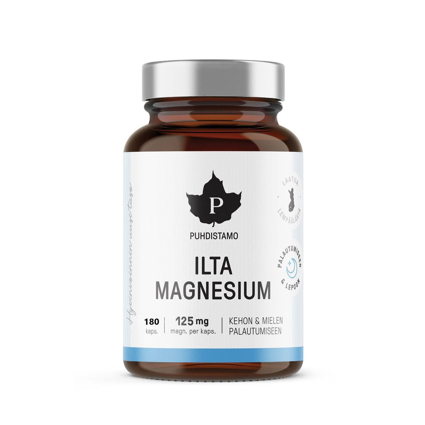 净化所晚间镁 180粒 - 经济装|Puhdistamo Ilta Magnesium 180 kaps. - SÄÄSTÖPAKKAUS