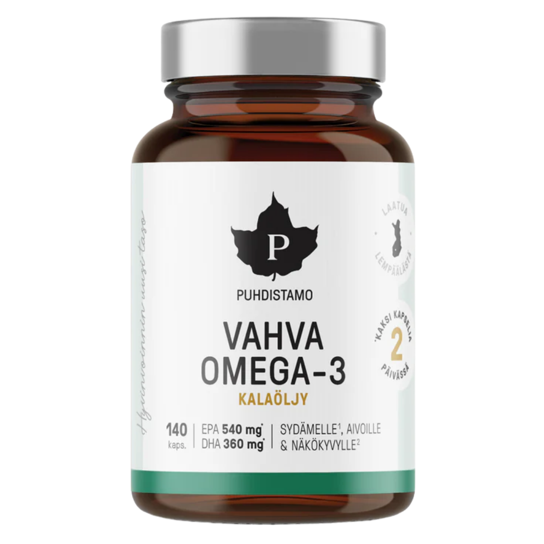 Puhdistamo Vahva Omega-3 140 kaps.