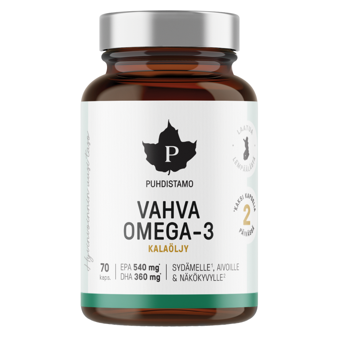 Puhdistamo Vahva Omega-3 70 kaps.