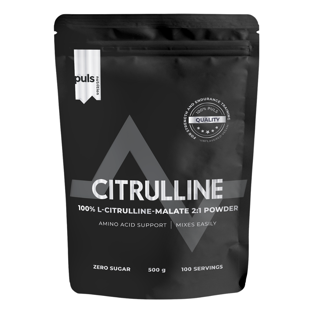 Puls Nutrition 瓜氨酸 - 瓜氨酸 500 g|Puls Nutrition Citrulline - Sitrulliini 500 g