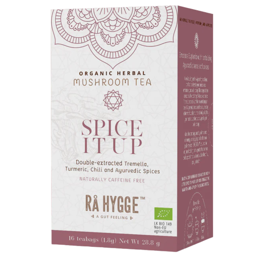 Rå Hygge 加点料 - 银耳提取物草本茶 16茶包|Rå Hygge Spice It Up - Tremella Sieniuutejauhe Yrttitee 16 teepussia
