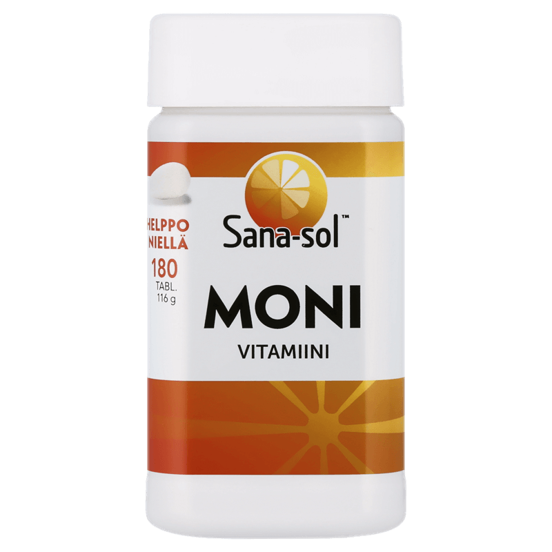 Sana-sol Monivitamiini 180 tabl.