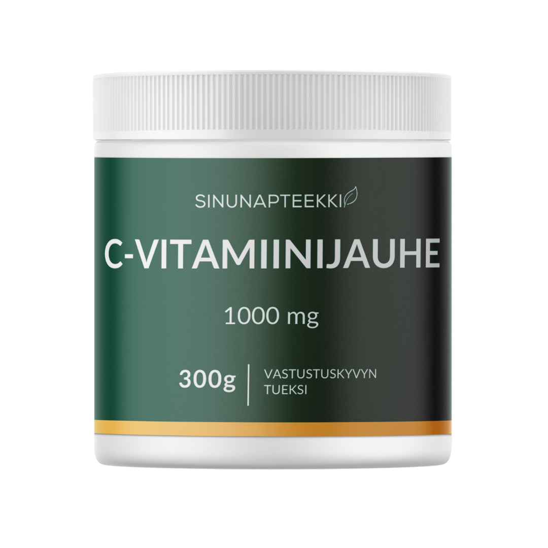 Sinunapteekin C-vitamiinijauhe 1000 mg 300 g - erä|Sinunapteekin 维生素 C 粉末 1000 毫克 300 克 - 批量