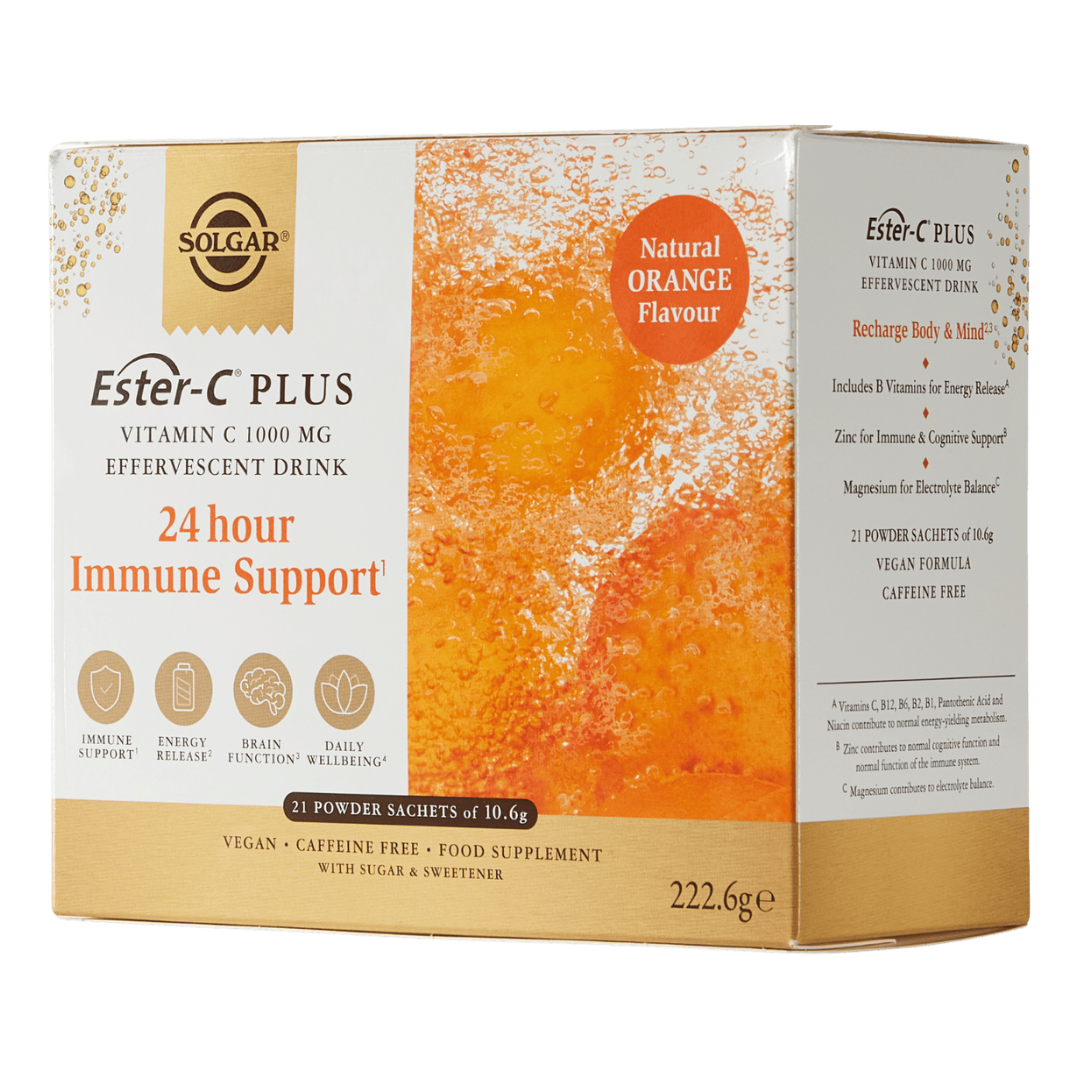 酯化C-Plus维生素C 1000毫克 多种维生素电解质泡腾粉 21 annospussia|Solgar Ester-C Plus Vitamin C 1000 mg - Monivitamiini-Elektrolyytti-porejuomajauhe 21 annospussia