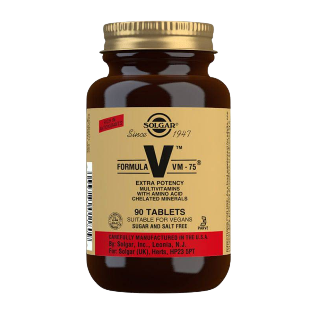Solgar Formula VM-75 - Monivitamiini 90 tabl.|Solgar Formula VM-75 - 多种维生素 90 片。