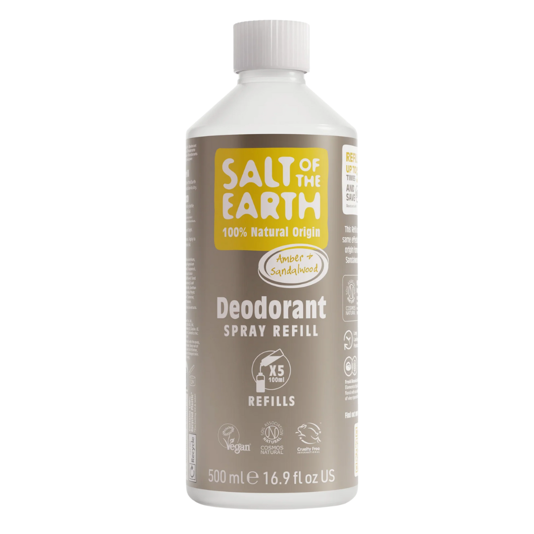Salt of the Earth - 琥珀檀香喷雾止汗剂补充装 500 ml