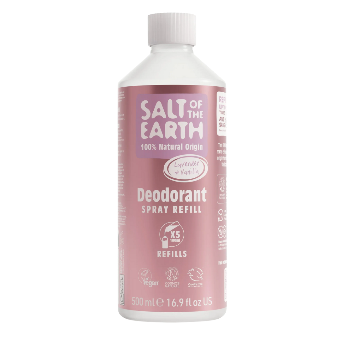 Salt of the Earth - 薰衣草与香草喷雾止汗剂补充装 500 ml