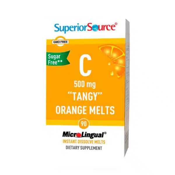 Superior Source "Tangy" Vitamin C 500 mg 90 tabl.|Superior Source “Tangy”维生素 C 500 毫克 90 片。