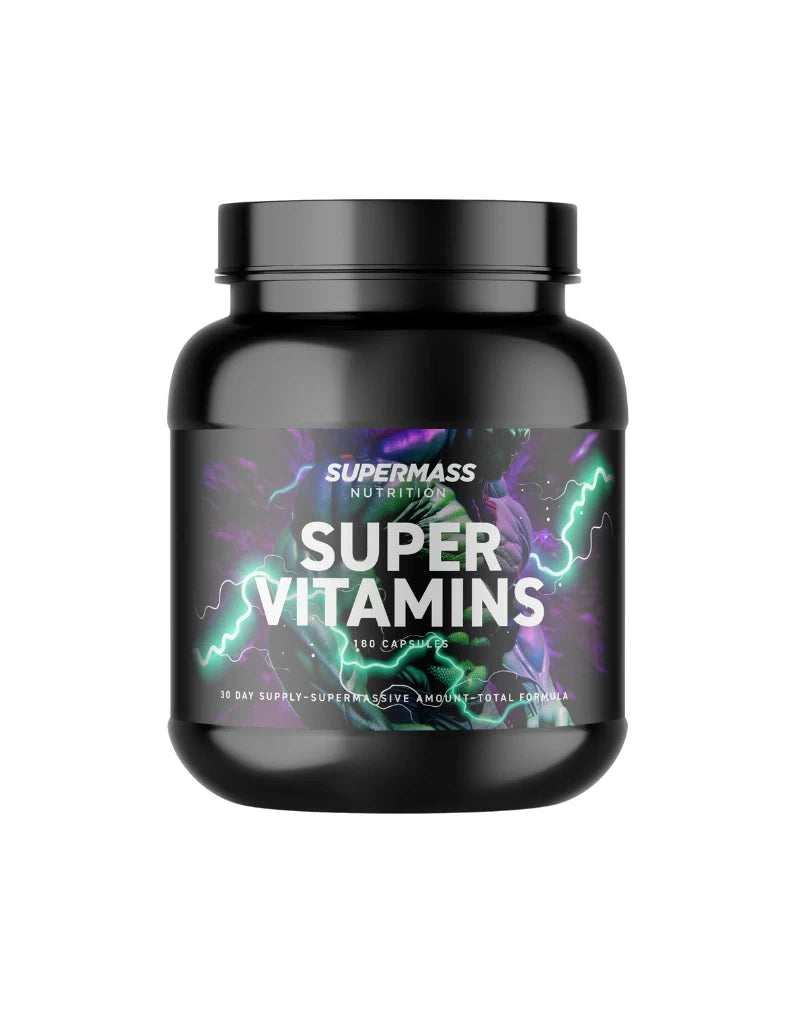 Supermass SUPER VITAMINS - Monivitamiini 180 kaps.|Supermass Nutrition Supermass 超级维生素 - 多种维生素 180 粒。