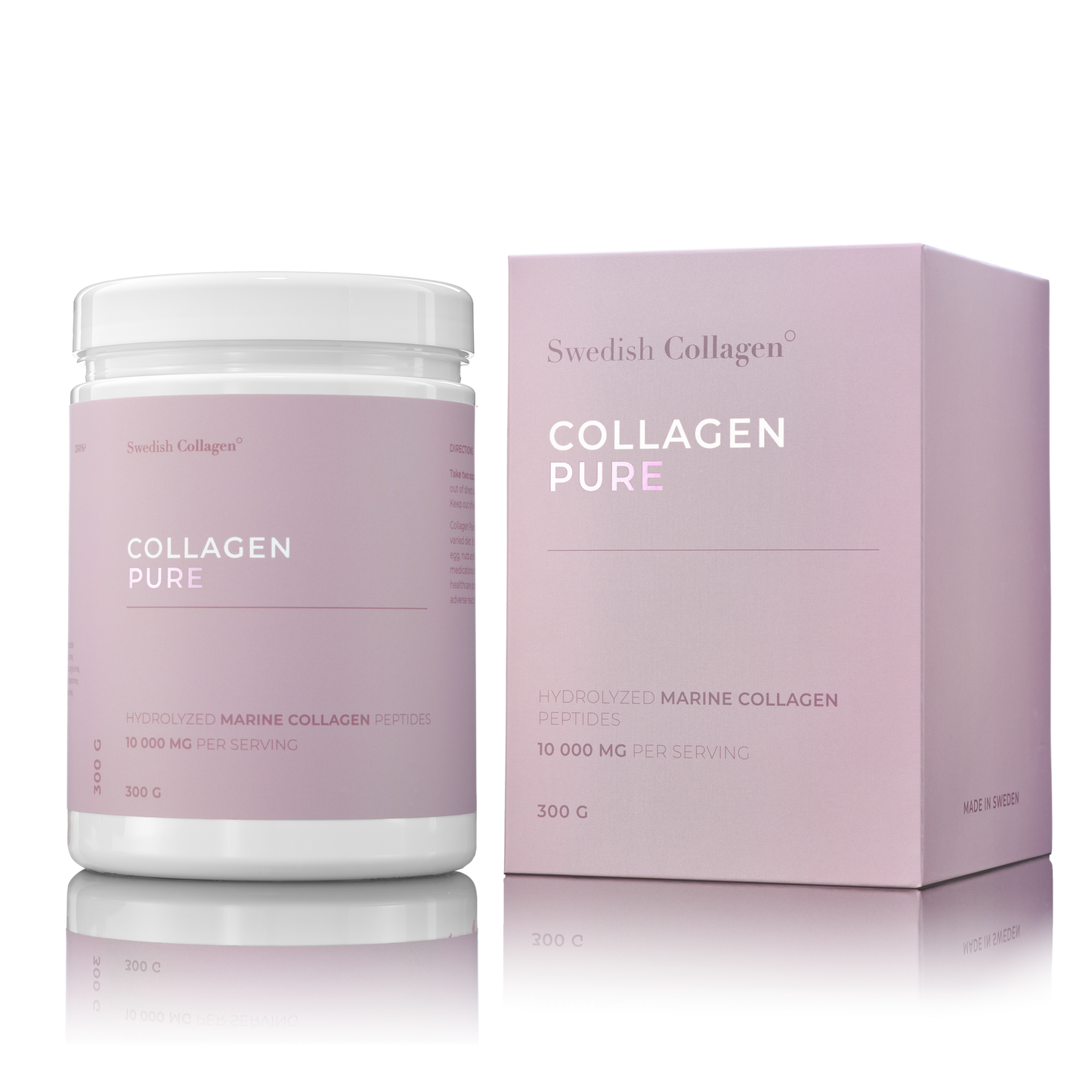 Swedish Collagen Pure Kollageenijauhe 300 g|Swedish Collagen 纯胶原蛋白粉 300 g