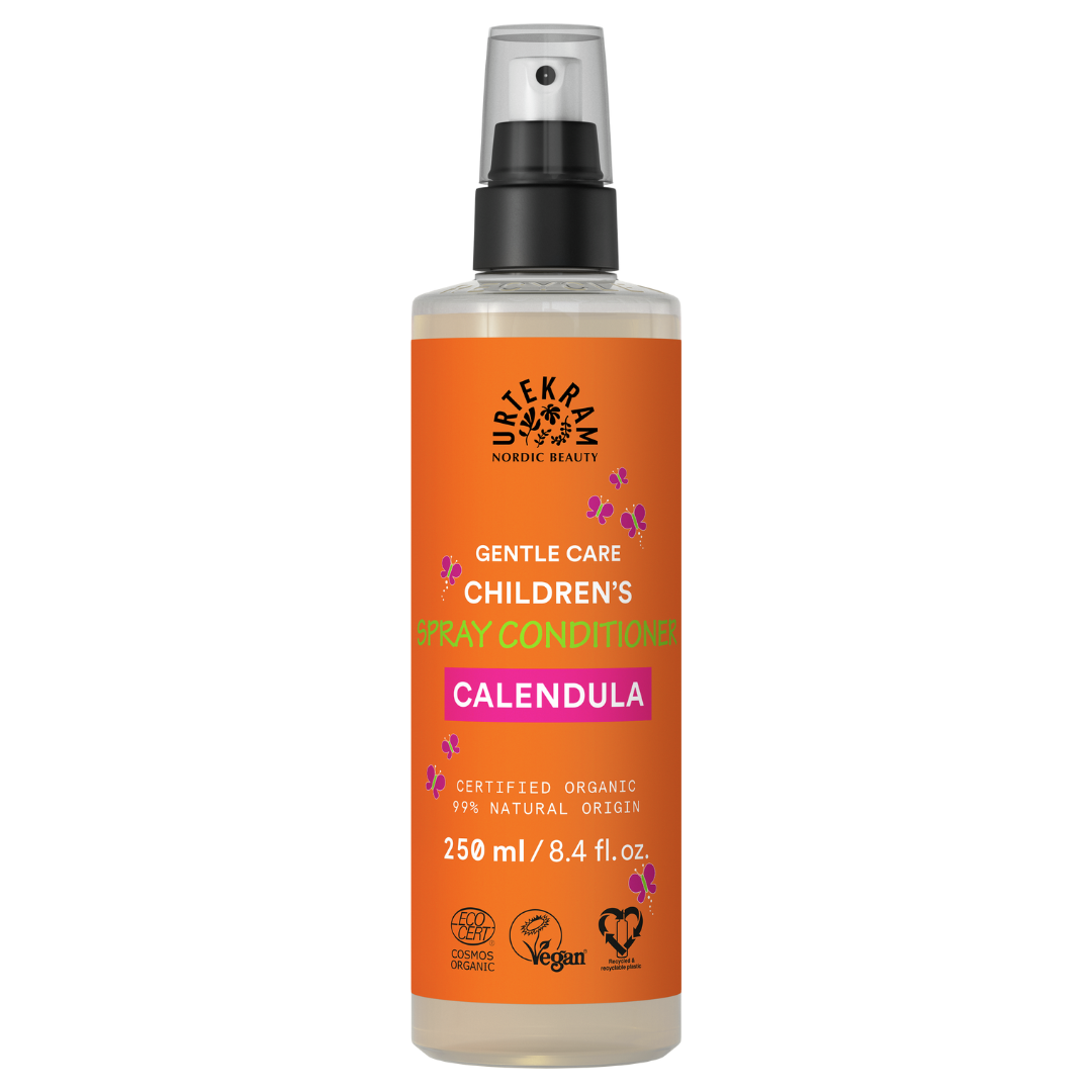 Urtekram 儿童金盏花喷雾护发素 250毫升|Urtekram Childrens Spray Conditioner Calendula 250 ml - Lasten hiustenhoitosuihke