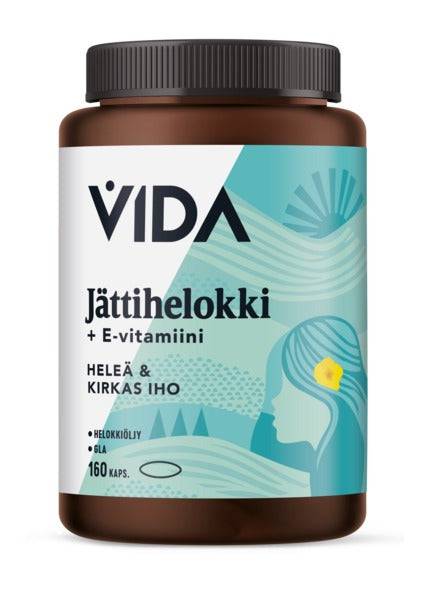 Vida 月见草+维生素E 160粒 - 批次 - 注意日期 2027年1月