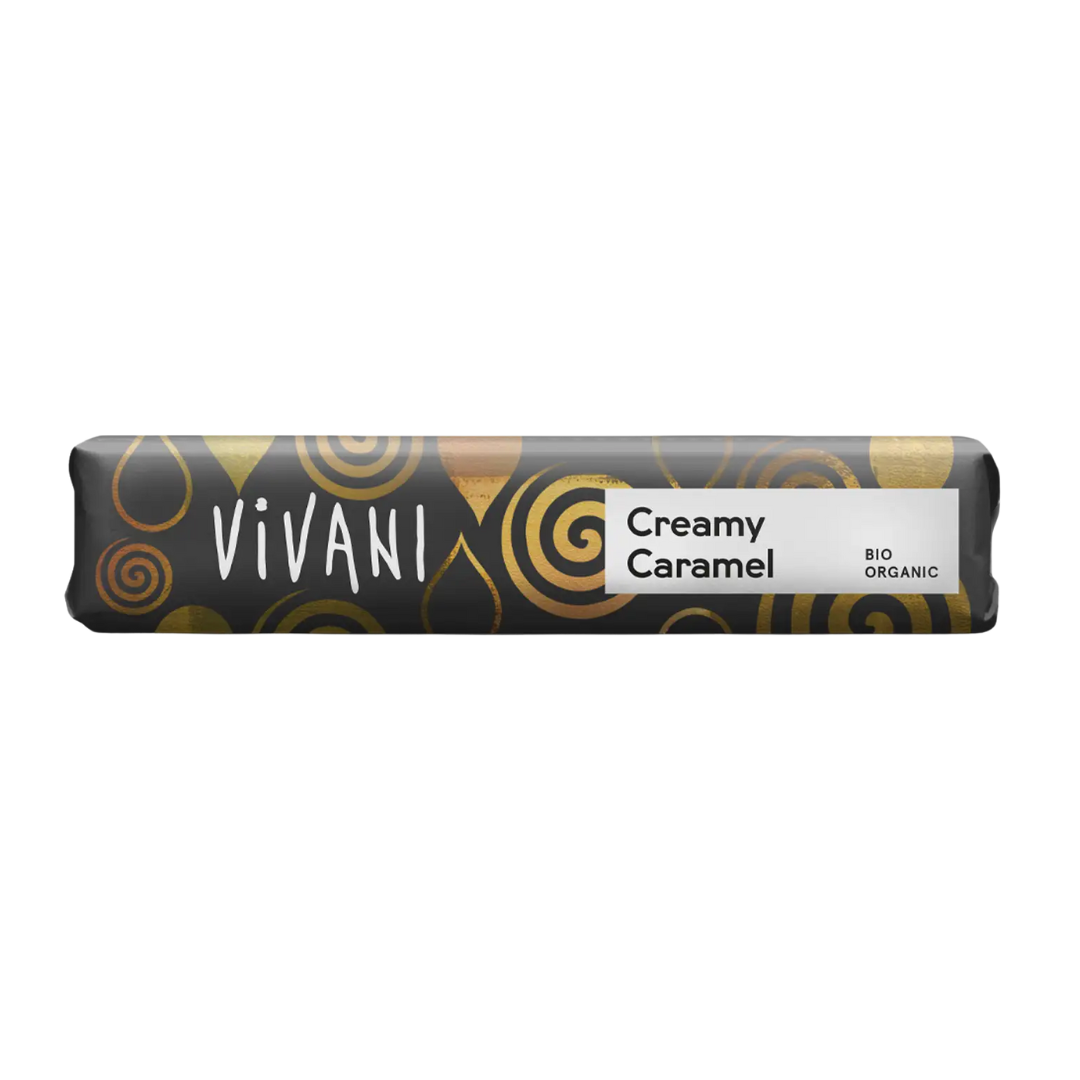 Vivani Creamy Caramel - Luomu Kermatoffee Suklaapatukka 40 g|Vivani 奶油焦糖 有机奶油太妃巧克力棒 40 g